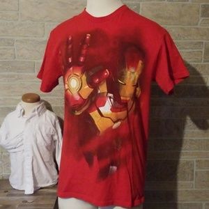 Marvel Iron Man 3 red tshirt graphic